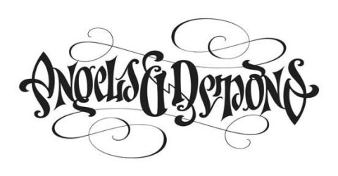 life and death ambigram. life death